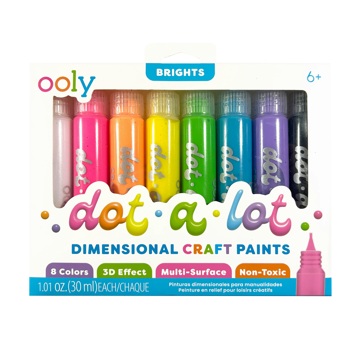 OOLY Dot-A-Lot Dimensional Craft Paint - Bright