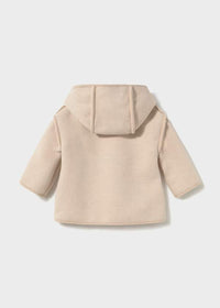 Mayoral Jacquard Coat in Light Khaki