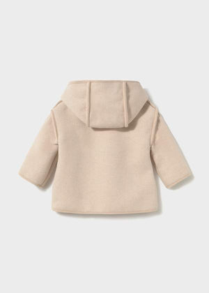 Mayoral Jacquard Coat in Light Khaki