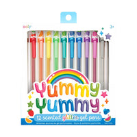 Ooly Yummy Yummy: Scented Glitter Gel Pens (Set of 12)