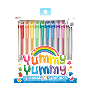 Ooly Yummy Yummy: Scented Glitter Gel Pens (Set of 12)