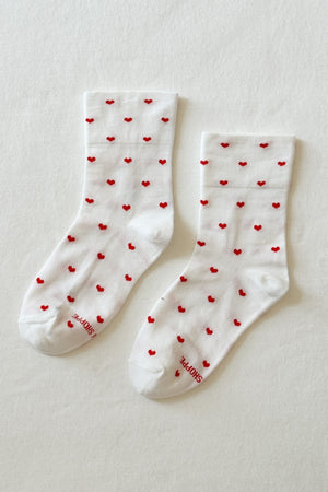 Le Bon Shoppe Heart Sneaker Socks - Multiple Colors!
