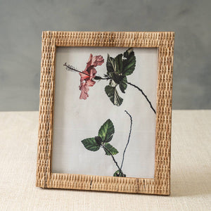 India Handicrafts Inc 8x10 Rattan Photo Frame
