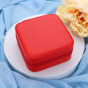 Sensibling Corp. Faux Leather Portable Square Jewelry Box