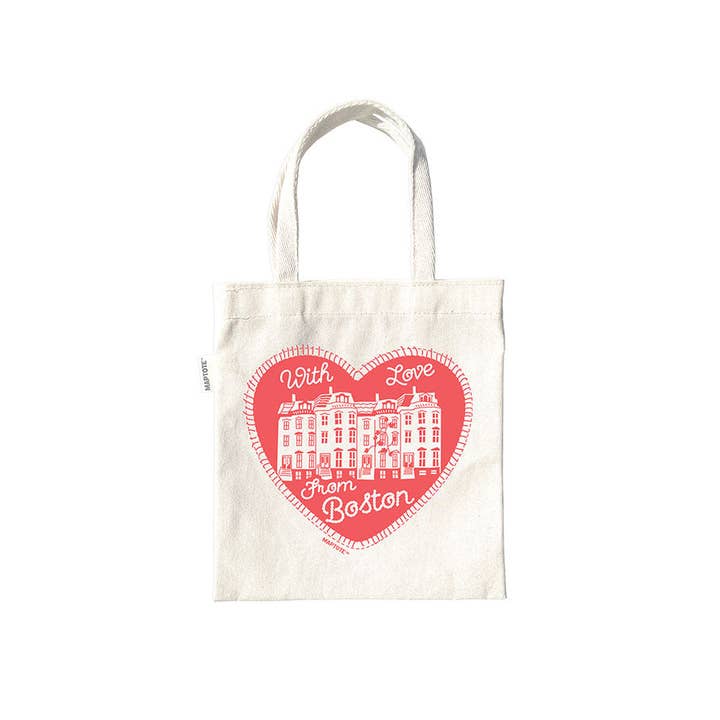 Maptote  Boston Heart Tiny Tote