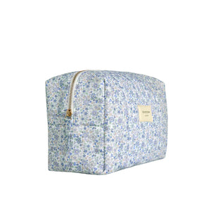 Minnow Slate Floral Coated Travel Pouch