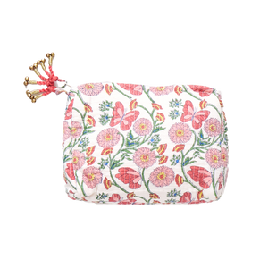Pink Chicken Small Quilted Pouch-Multiple Colors!