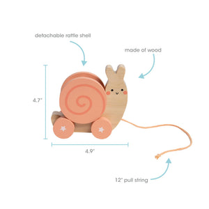 Pearhead Snail Pull Toy
