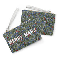Britt Mills Merry Mahj Holiday Mahjong Card Holder in Merry Wood