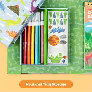 Tiger Tribe Dinosaur Coloring Set