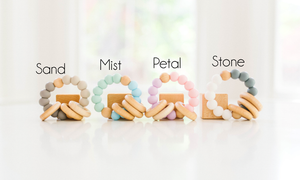 Bannor Toys Classic Teether Wooden Baby Toys