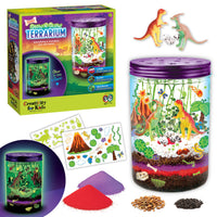 Faber-Castell Grow N' Glow Dinosaur Terrarium DIY Craft Kit for Kids