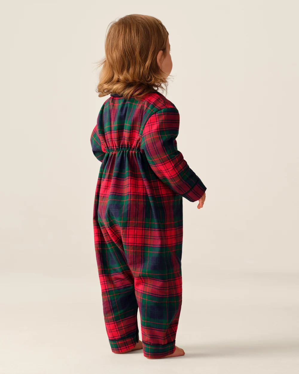 Petite Plume Baby Twill Cambridge Romper in St. James Tartan