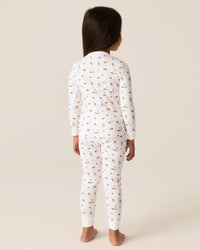Petite Plume Children's Snug Fit Pajama Set in Yuletide Treats