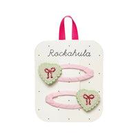 Rockahula Sweet Heart Bow Clips
