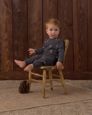 Rylee + Cru Long Sleeve Tee + Pant Set in Moons
