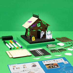 KiwiCo Halloween Light Up Haunted House Science Kit for Kids