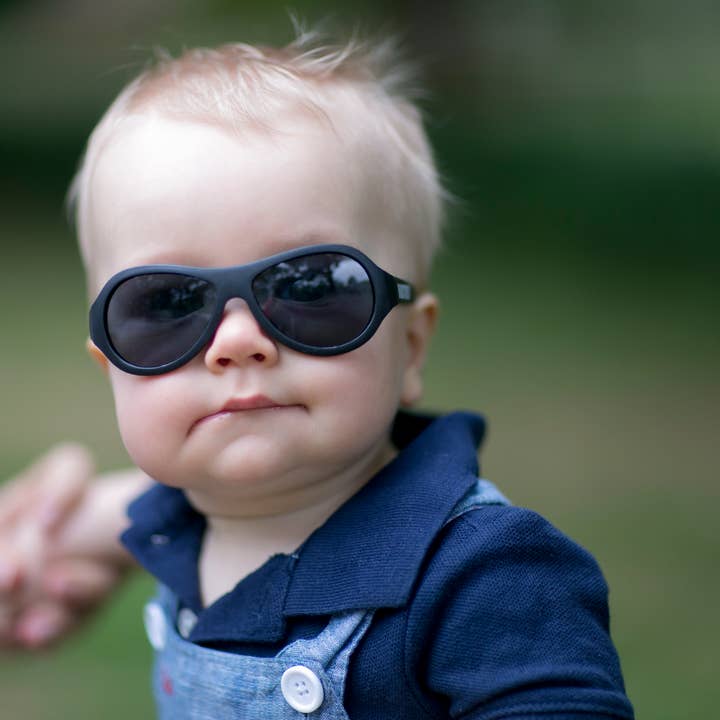 Babiators Aviator Sunglasses in Jet Black