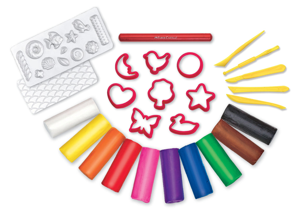 Faber-Castell Do Art Create with Clay Colorful Modeling Set