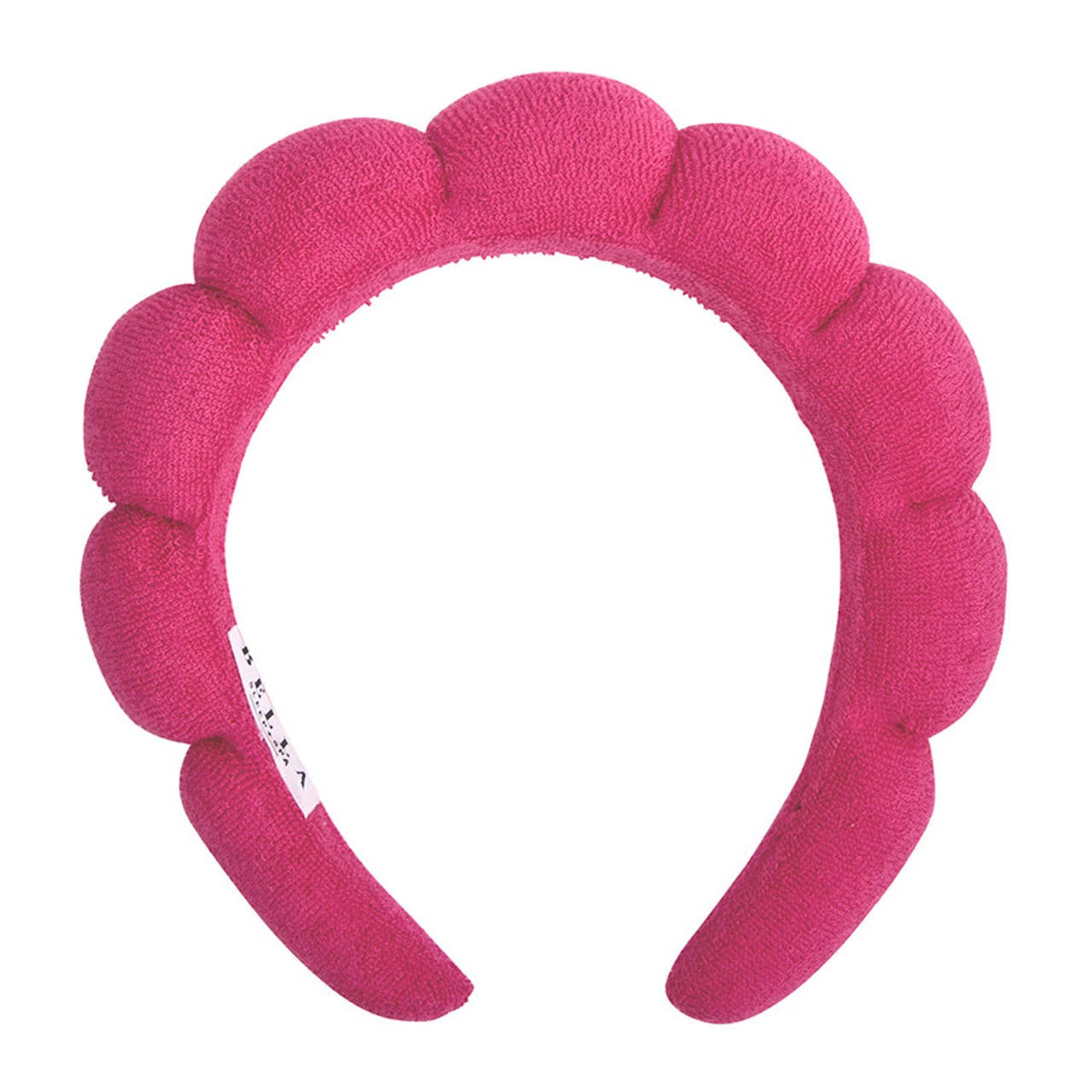 Bella Sleep Spa Plush Spa Headband in Hot Pink