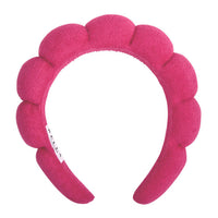 Bella Sleep Spa Plush Spa Headband in Hot Pink