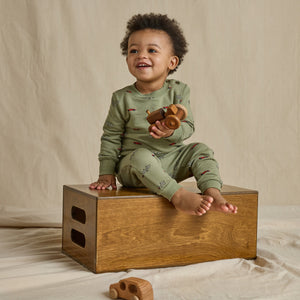Coop Kids by Pink Chicken Baby Jax Jogger Set in Racecars
