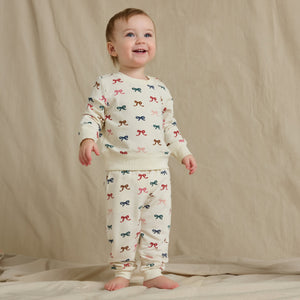 Coop Kids by Pink Chicken Baby Jax Jogger Set in Tiny Bows