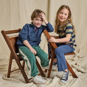 Coop Kids By Pink Chicken Recess Half Zip in Navy