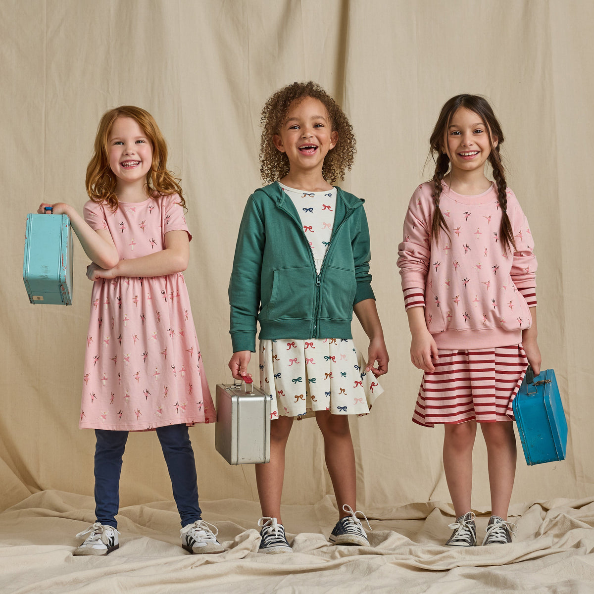Coop Kids by Pink Chicken Play Sweatshirt in Tiny Ballerinas