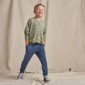 Coop Kids by Pink Chicken Play Sweatshirt in Racecars