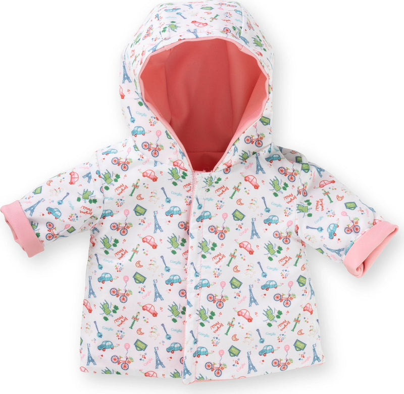 Corolle Weekend in Paris Reversible Raincoat for 12" Doll