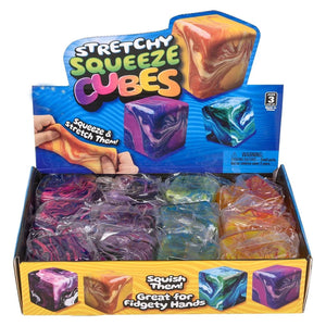 Curious Minds Toys Marbled Square Squishy
