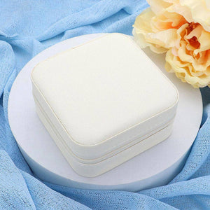 Sensibling Corp. Faux Leather Portable Square Jewelry Box