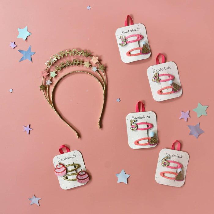 Rockahula Birthday Cake Clips