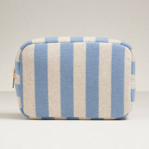 Frem Striped Terry Fabric Travel Pouch