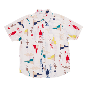 Pink Chicken Jack Shirt in Nautical Notions