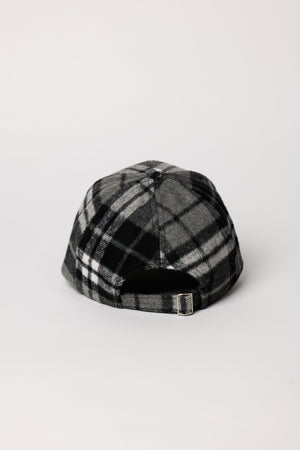 PLAID CHECK CAP