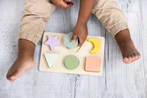 Pearhead Wooden Shapes Puzzle