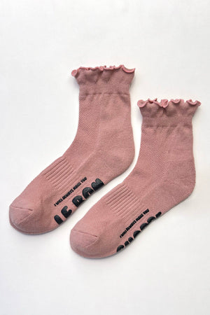 Le Bon Shoppe Ruffled Hugger Crew Socks - Multiple Colors!