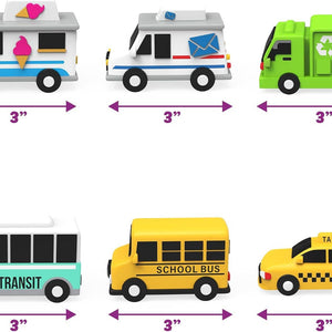 Tubworks Mold-Free Vehicles Bath Toys