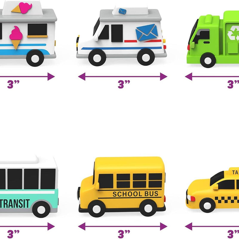 Tubworks Mold-Free Vehicles Bath Toys