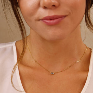 GoldFi 18k Gold Filled Celebration Birthstone Necklace