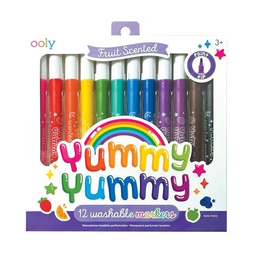 Ooly Yummy Yummy Scented Markers - Set of 12