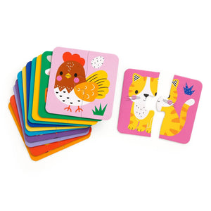 Chronicle Books My First Animals 2 Piece Match-up Puzzles