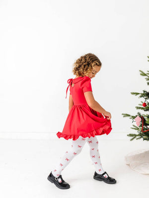Little Stocking Co. Knit Tights in Bows