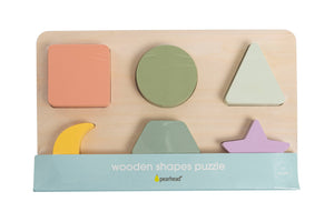 Pearhead Wooden Shapes Puzzle