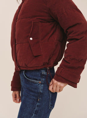 B20235-L88-300 - FUNNEL NECK PUFFER JACKET