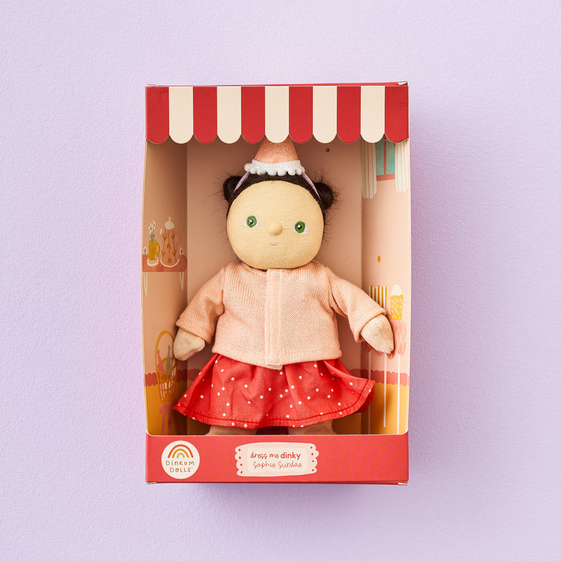 Olli Ella Dress Me Dinky in Sophie Sundae