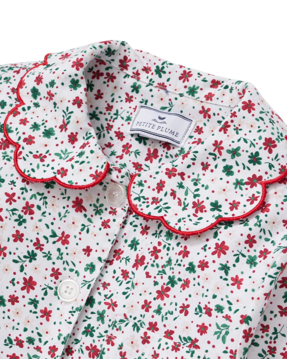 Petite Plume Children's Twill Colette Pajama Set in Winter Garden