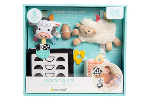 Pearhead Newborn Sensory Learning Toy Set